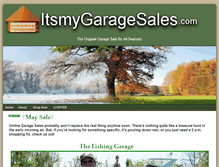 Tablet Screenshot of itsmygaragesales.com